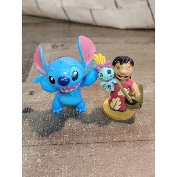 McDonald's 2021 Lilo Stitch Scrump Disney Pixar toy figure set - Picture 1 of 5